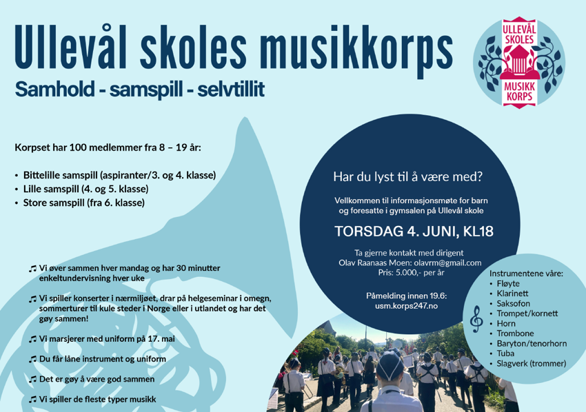 Vil du spille i korps?